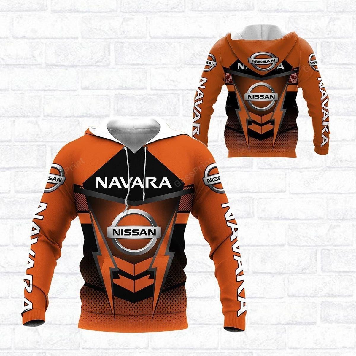 Nissan Navada All Over Print Hoodie, Zip Hoodie 156