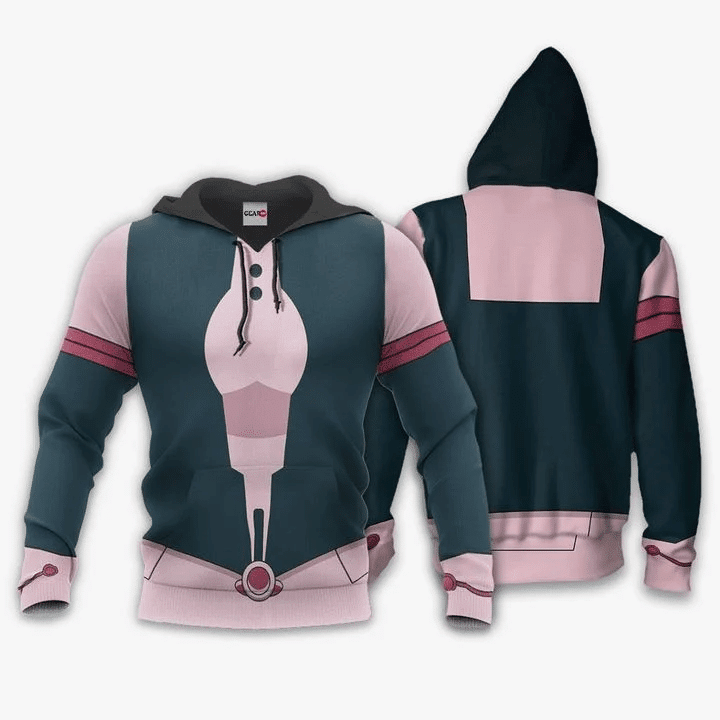 Ochako Uraraka Anime Manga My Hero Academia For Men And Women 3d Hoodie Zip Hoodie