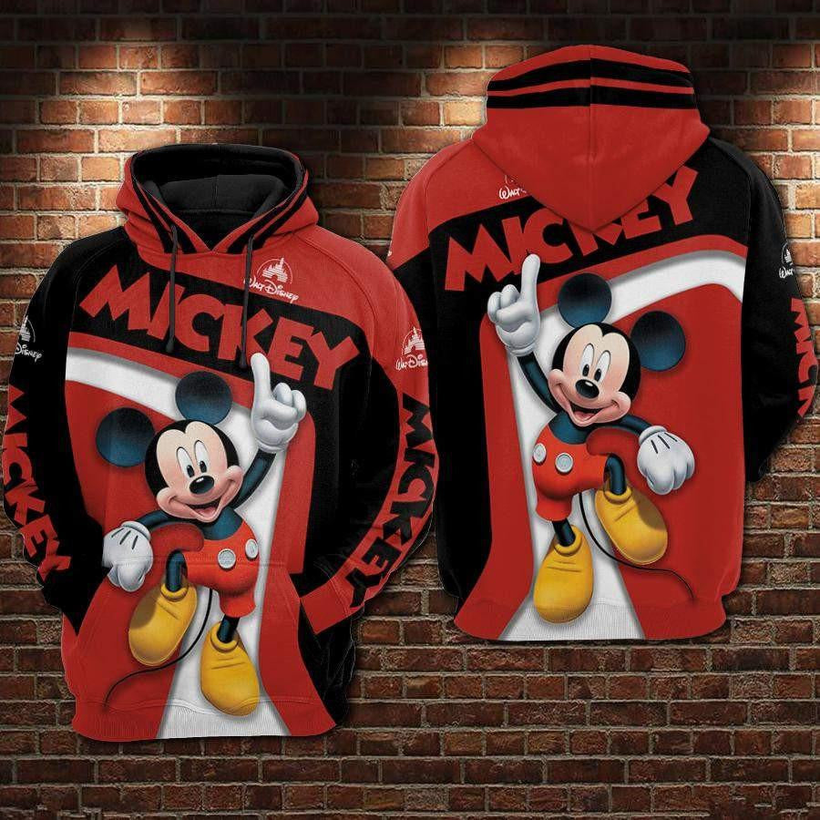Mickey Mouse Disney, Funny Mickey Ver25 Aop Hoodie