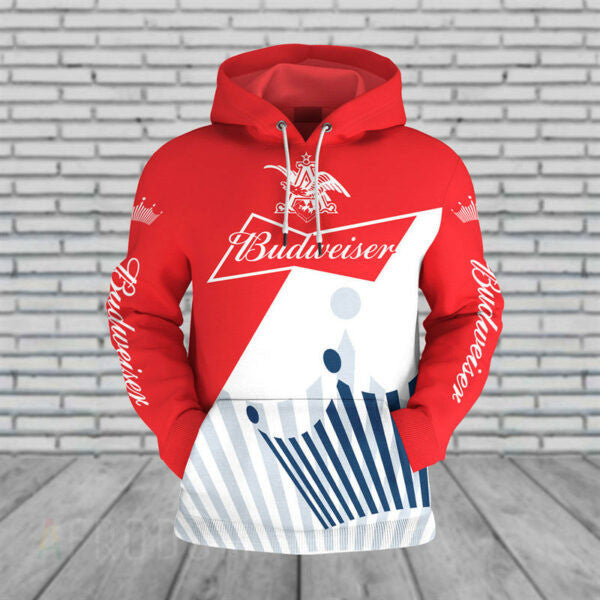 Budweiser Hoodie And Zip Hoodie, Gift For Fan 3d All Over Print Shirt Hoodie 207