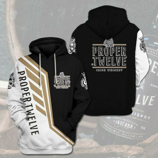 Proper Twelve Irish Whiskey 3d All Over Print Hoodie 365 2265