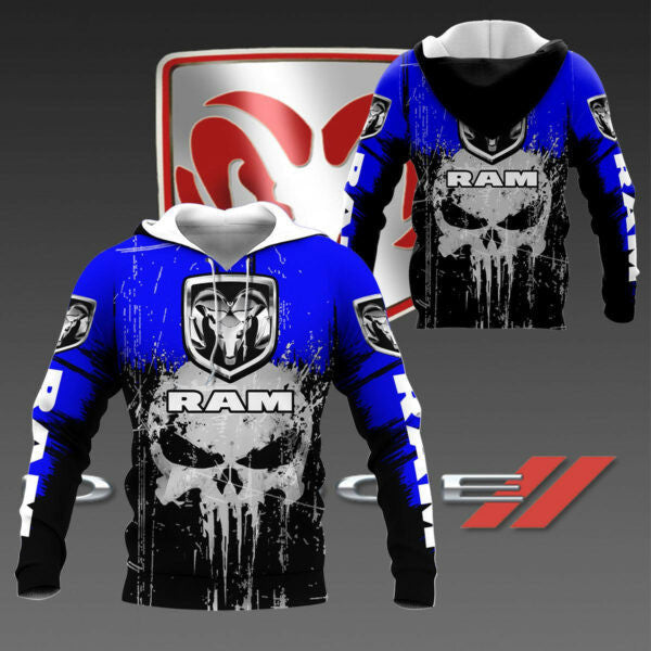Punishes Dodge Ram Sports Car 8k466 Fan Gift 3d Zip Hoodie Hoodie Ii0 1840