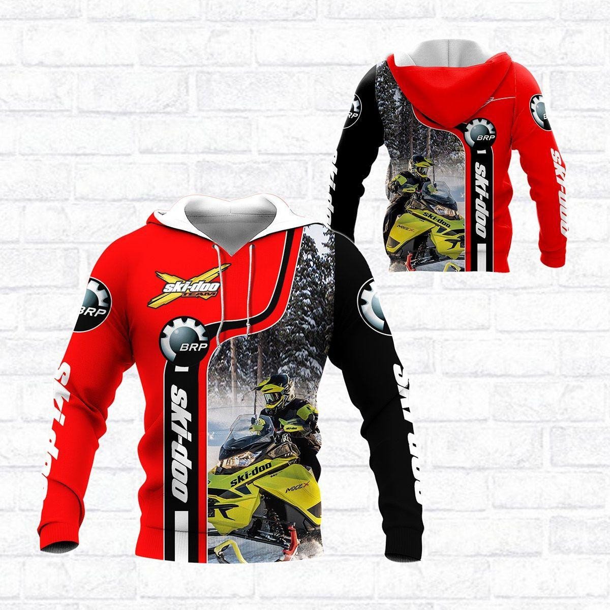 Ski-doo Racing Team 7k802 Fan Gift 3d Zip Hoodie Hoodie Ii0