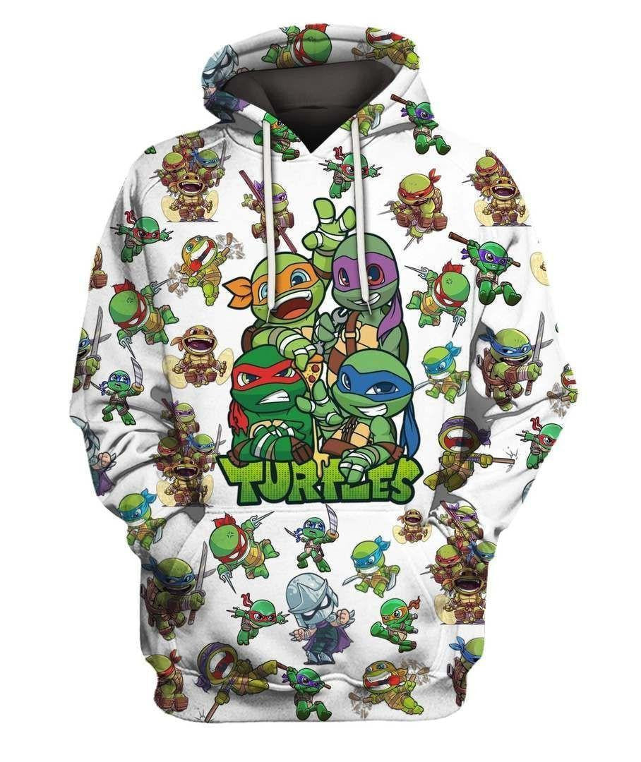 Teenage Mutant Ninja Turtles Shirt Fan Gift 80, Stylist Unisex 3d Hoodie Zip Hoodie