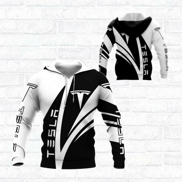 Tesla Motors Shirt Fan Gift 717, Stylist Unisex 3d Hoodie Zip Hoodie 2062