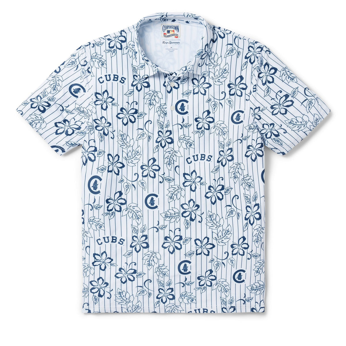 CHICAGO CUBS COOPERSTOWN PERFORMANCE POLO