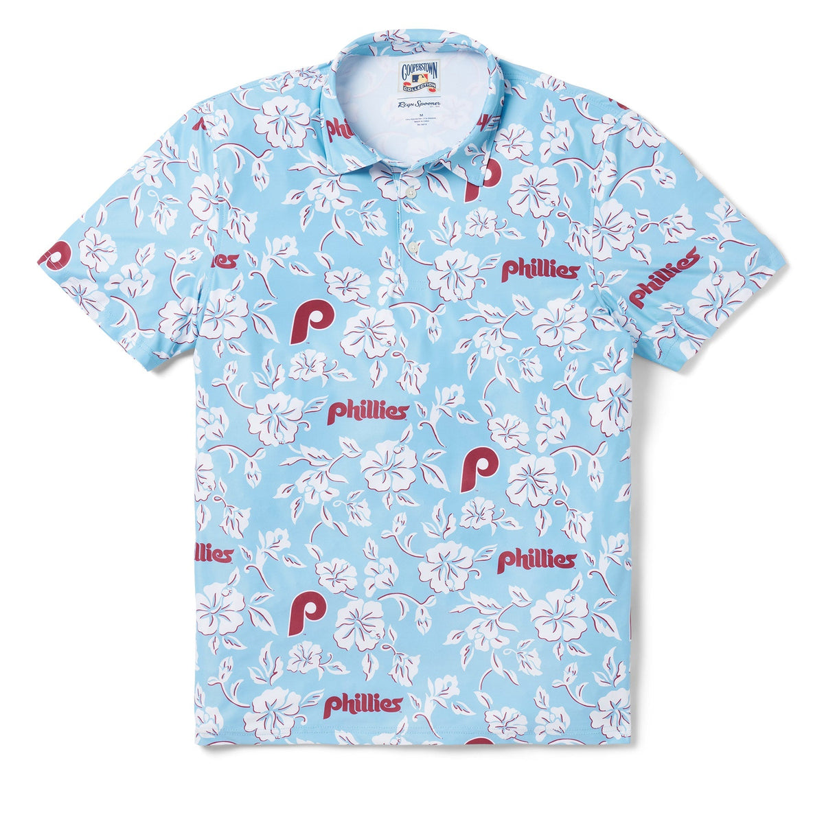 PHILADELPHIA PHILLIES COOPERSTOWN PERFORMANCE POLO